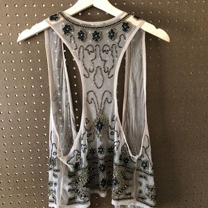 Urban Outfitters Ecote beaded vest
